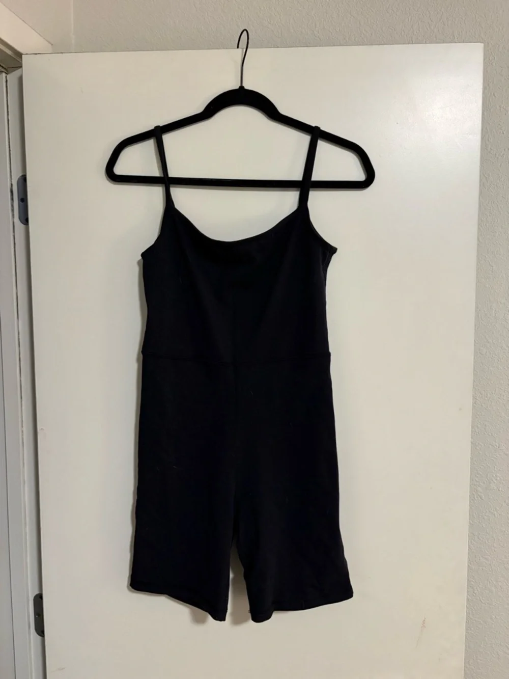 Wilfred Black Workout Slim-Fit Romper Bodysuit